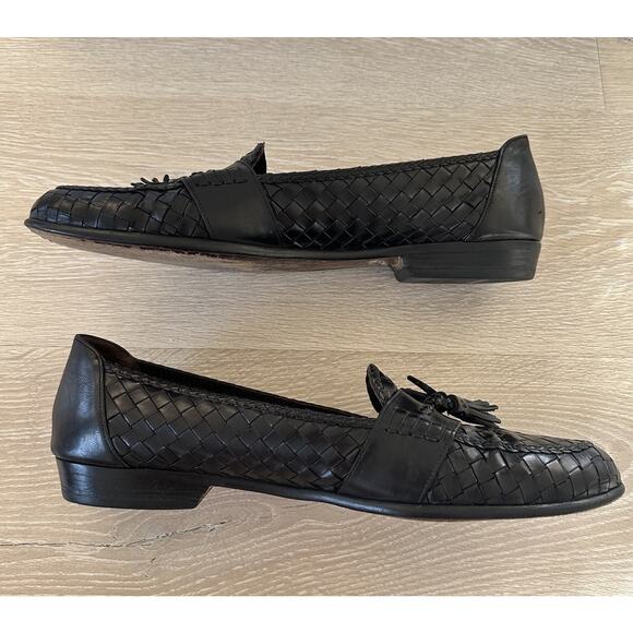 Bragano Cole HAAN Woven Tassel Loafers Leather Handcrafted Italy main image 10